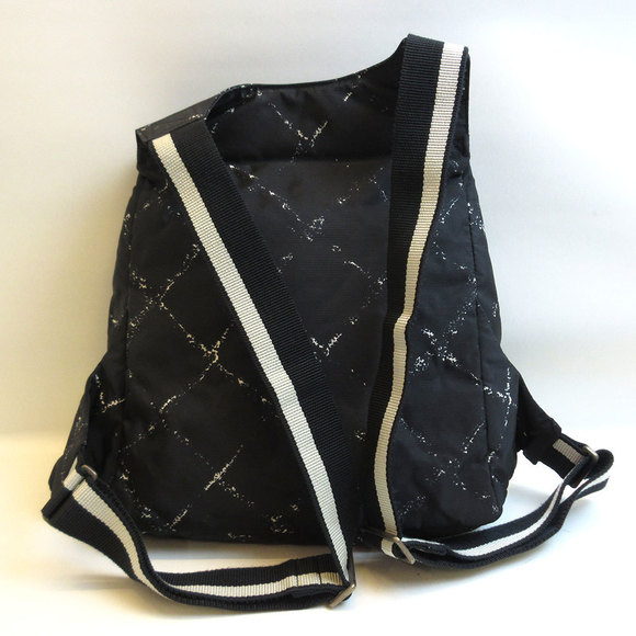 Chanel Rucksack Backpack Black Line Travel - Picture 1 of 8